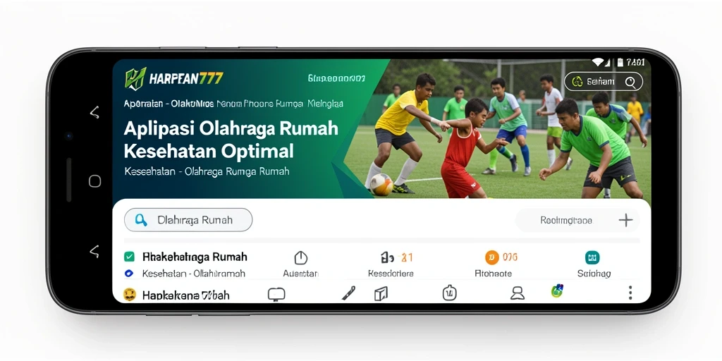 Tampilan antarmuka aplikasi HARAPAN777 yang menarik dan fungsional.