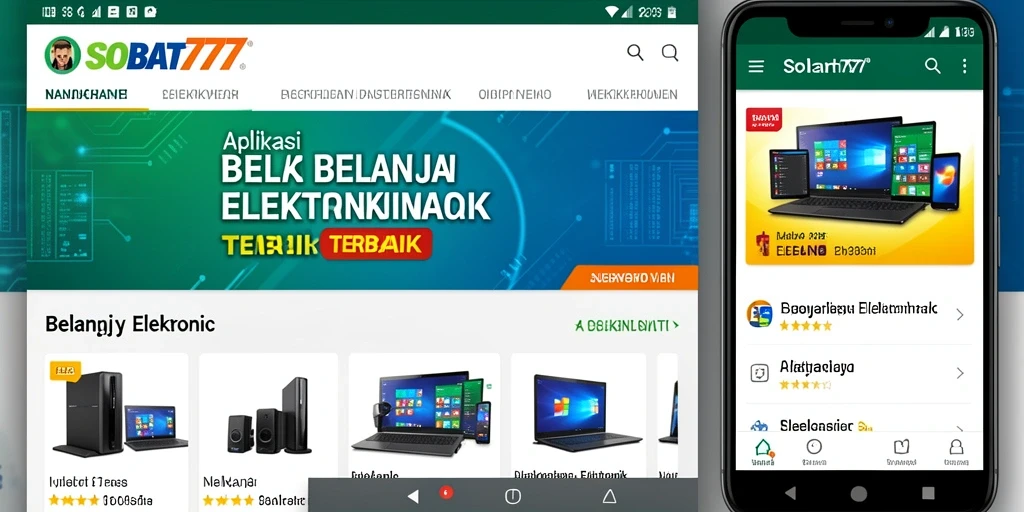 Tampilan antarmuka aplikasi SOBAT777 yang modern dan intuitif.