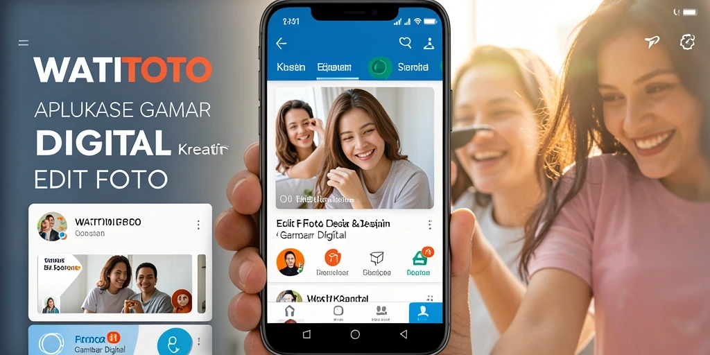 Tampilan antarmuka WATITOTO yang menarik dan mudah digunakan.